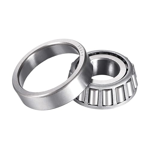 sourcing map Cône de roulement à rouleaux coniques 30204 avec tasse, diamètre intérieur 20 mm, épaisseur 47 mm OD 15 mm pour remorque de fret - Poukt