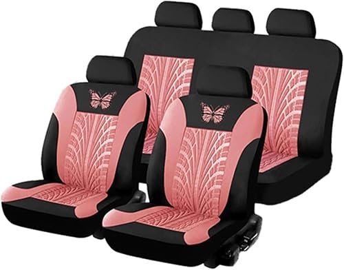 MaKeMoney 9Pcs Voiture Ensembles Housses siège pour Suzuki Swift 2005-2024, Cuir Housses Siege Avant Arrière Auto Accessoire, C/Grey - Poukt