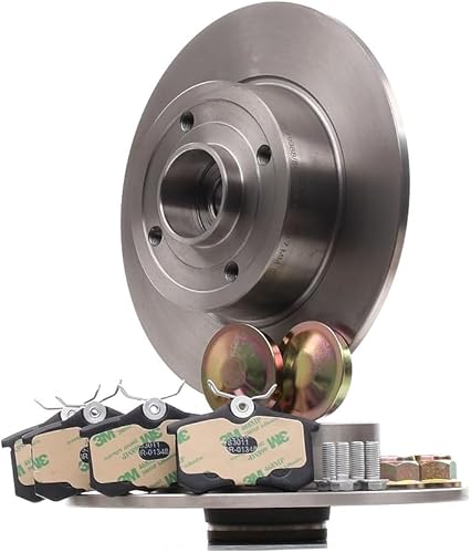 STARK Disques et plaquettes de freins SKBK-10991415 Essieu arrière avec tôle anti-bruit plein - Poukt