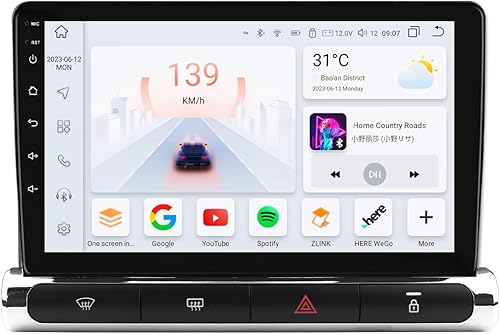 Hizpo Autoradio Android 13 pour Citroën C3/C3 Aircross Citroën C4/C4 Aircross (2017-2023) avec Carplay sans fil Android Auto 8-Core 4G+32G WiFi CarPlay/Android Auto Bluetooth 4G LTE RDS SWC - Poukt