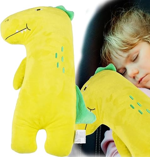 Protection Ceinture de Sécurité Enfant, Protege Ceinture de Securite Enfant, Voiture Protège Ceinture de Sécurité Coussin pour enfants Tête de bébé appui sommeil pendant le voyage - Poukt