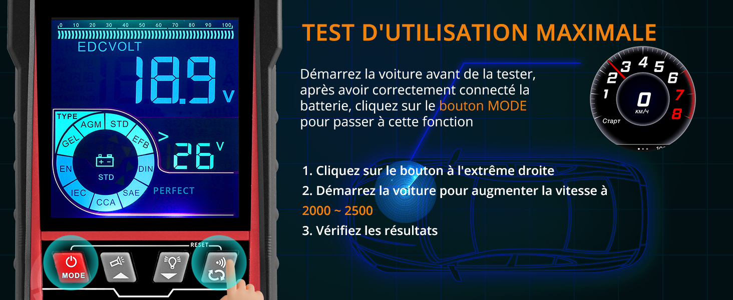 testeur de batterie