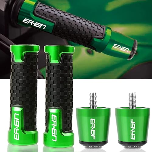 pour Kawasaki ER6N ER6F NINJA650 2012-2017 Er6n 2021 2019 2020 2018 Poignées Guidon Moto Extrémités Capuchon Barre Bouchon D'extrémité (Couleur : 17) - Poukt