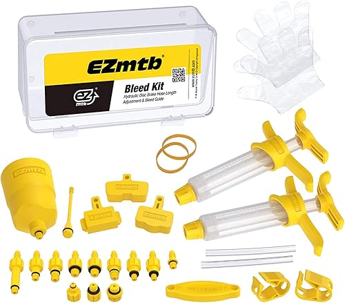 Cevikno Kit de Purge d'huile minérale de Frein hydraulique de vélo.Outils de réparation pour Freins de vélo. Kit de Purge de Frein pour vélo Shimano, Magura, Tektro - Poukt