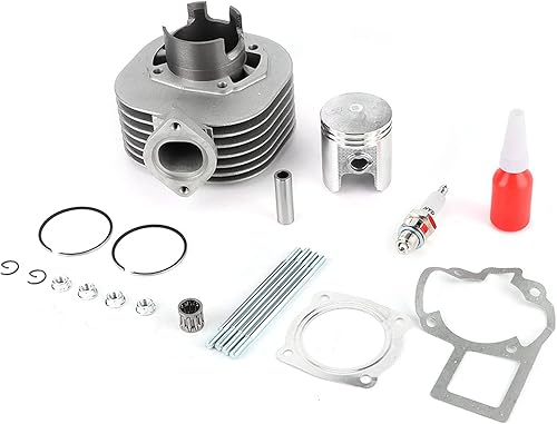 Tbest Kit de Piston de Cylindre, Cylindre en Fer en Aluminium avec Kit de Piston, Joints d'étanchéité, Ensemble d'extrémité Supérieure de Broche 11210-40B01 adapté pour LT 80 LT80 - Poukt