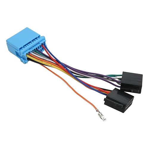 ANGGREK ISO Radio Harness Car Stereo Câble Kit Adaptateur avec Connecteur en Plastique Heat ABS pour L'ancien Remplacement - Poukt