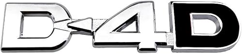 1 Pcs Personnalisé 3D Autocollants De Voiture en Métal D4D Autocollants De Voiture Badge Décoration Autocollants Universel pour Highlander (Rouge) - Poukt