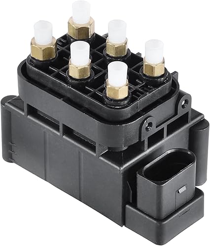 Bloc de soupape de suspension pneumatique Compatible avec A6 4G2,4GC A6 Avant 4G5,4GD A7 Sportback 4GA,4GF A8 4H2,4H8,4HC,4HL 1.8L-6.3L 2009-2018 4H0616005C - Poukt