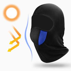 Cagoule Balaclava Cache-Cou Masque Tour de Cou Coupe-Vent Hiver Moto Ski Scooter Randonnée Vélo