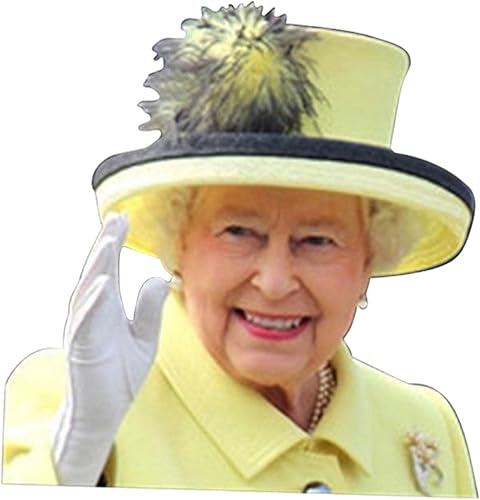 voiture la reine Elizabeth - décalque fenêtre voiture la reine - autocollants voiture la reine d'Angleterre, décoration décalque voiture imperméable et personnal - Poukt