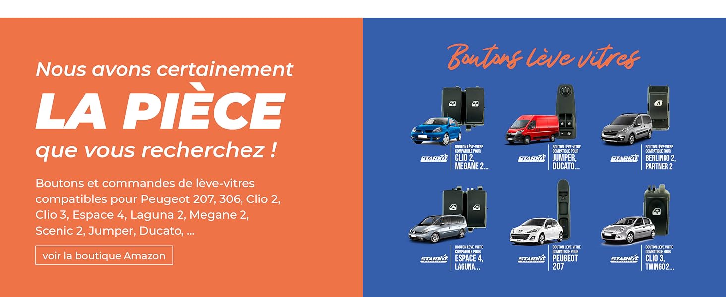 commande leve vitre starkit performance