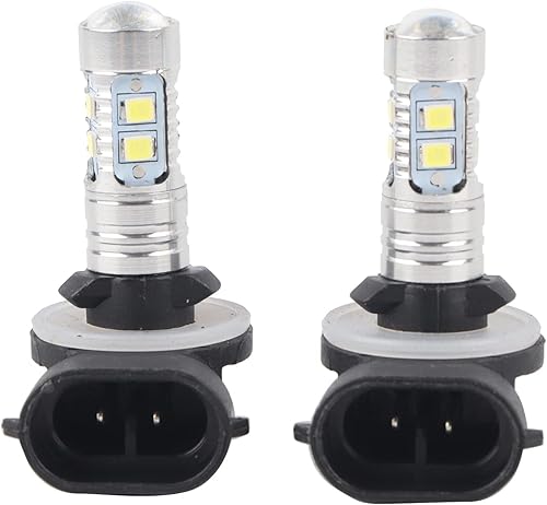 Tbest Ge 886 Ampoule 50 W Phares Antibrouillard et Antibrouillard 2 Pièces 12-24V 50 W Voiture Haute Puissance Lumineux LED Brouillard Ampoules de Jour pour Accent,ampoule voitur - Poukt