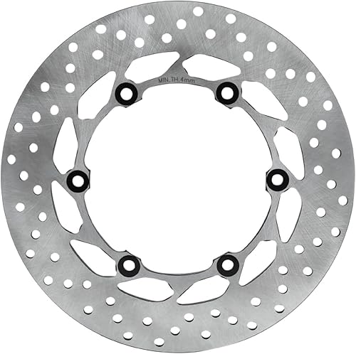 DISQUE DE FREIN ADAPTABLE YAMAHA 500 TMAX 20082011 AR (OEM 4B52582V0000) (EXT 267mm - INT 132mm - 5 TROUS) -P2R - Poukt