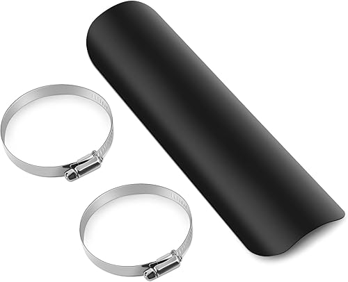 Bouclier Thermique, Pare Chaleur Échappement de Moto, Cache de Silencieux D'échappement de Moto, Couvercle Protection D'échappementThermique Tuyau D'échappement Heat Shield(Noir) - Poukt