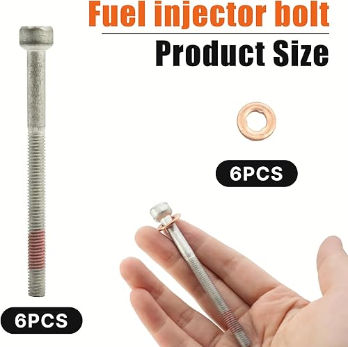 Flewdart 12pcs vis injecteur pour OM646 OM651 OM611, joint injecteur pour W203 W204 W169 W164 W212 W211 Sprinter W906 Vito Viano - Poukt