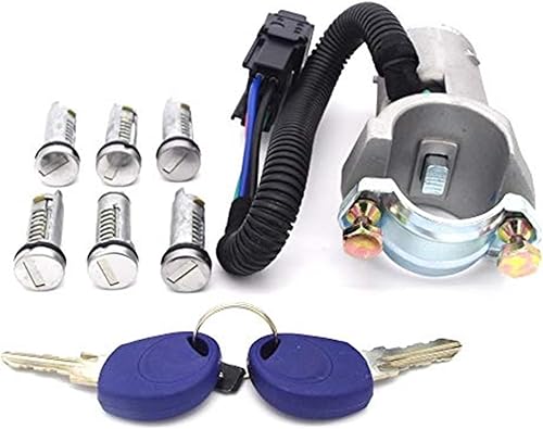 Vexilon Ensemble DE 7 SERRURES DE Porte À Barillet D'ALLUMAGE, for IVECO, Daily 2006-2012 Serrure de Porte de Voiture - Poukt