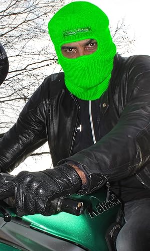 WILROB Balaclava - Masque de tempête à 1 trou - Cagoule végétalien - Pour moto, vélo - Poukt