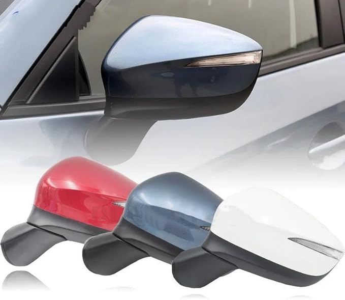 Pour Mazda Pour CX-5 CX5 15 16 Rétroviseur Porte Extérieure Automatique Avec Réglage L'angle Électrique Surveillance Angles Morts Chauffage Pliant Rétroviseur Extérieur Retroviseur Complet(Sliver-8PIN - Poukt