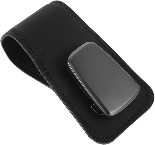 Vaguelly pince pare-soleil agrafe voiture intérieur monté Clip de lunettes de soleil pour visière clip de carte visière clip de billet de visière alliage d'aluminium Black - Poukt