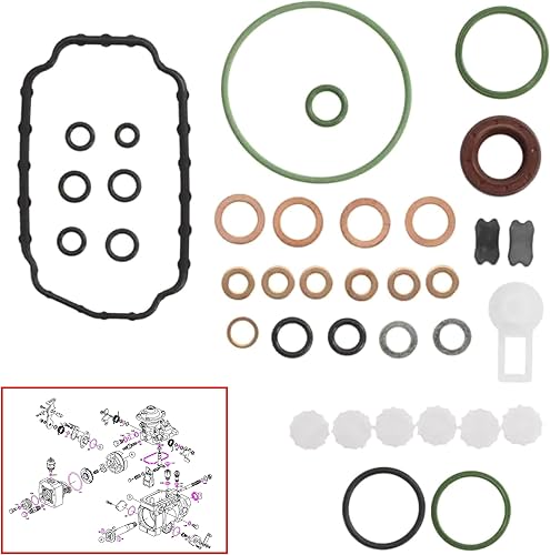 Partsline Kit réparation pompe injection diesel VE/VA compatible avec 1.9D 1.9TDI 2.5TDI équivalent à BOSCH 1467010517, LUCAS 7135-391 - Poukt