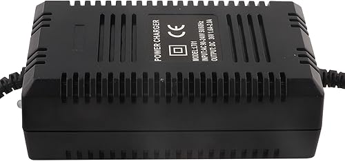 Ejoyous Chargeur de Chargeur 36V Charger, Chargeur 36V Batterie de Plomb pour Scooters électriques, Arrêt Automatique du Connecteur à 3 Broches à Pleine Charge (Prise UE) - Poukt
