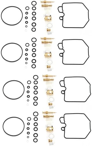 Kit de Reconstruction de Glucides de Moto, Goldwing 1100 GL1100 Pièces de Réparation du Carburateur, Remplacement de Révision des Glucides, avec des Accessoires d'étanchéité - Poukt
