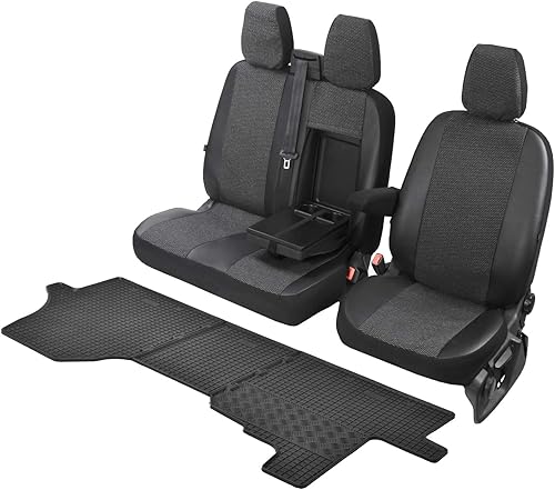 Viva Housses de siège sur mesure et tapis de sol en caoutchouc compatibles avec Citroën Jumper à partir de 2016 – Un ensemble - Poukt