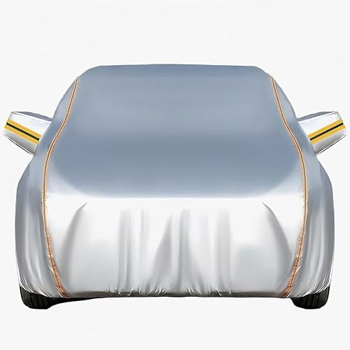 Bâche Voiture pour BMW F01 7 Series,Bâche de Protection Voiture Hiver Extérieur Coupe-Vent Anti-Neige Protection Rayures Résistant,Housse de Voiture Imperméable Toutes Saisons - Poukt