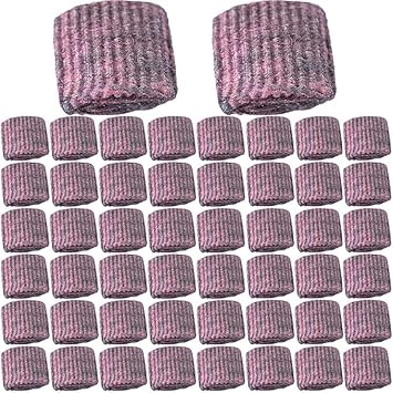 50 Pieces Jex Stamp with Soap - Steel Wool Soap Pads | Steel Wool Soap Pads | Standalone Soap Powder (50PCS) - Poukt