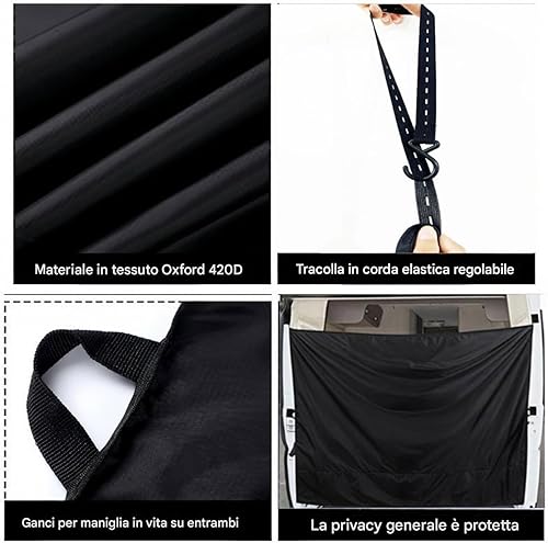 Rideaux de confidentialité de voiture | couverture latérale pour confidentialité et blindage, séparateur arrière, housse de douche réutilisable pour berline, minivan, van - Poukt