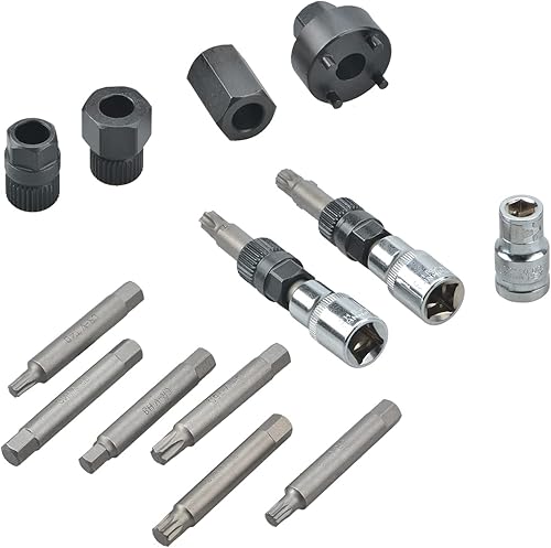 Prokomon Kit d'outils de poulie d'alternateur 13 pièces, Outil de démontage de poulie d'alternateur - Poukt