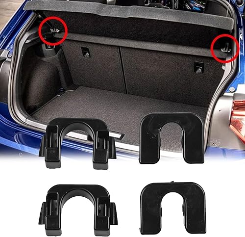 Lot de clips de support de coffre pour Ford pour Fiesta Mk7 pour Focus C Max pour Qashqai assure un ajustement sûr de l'étagère du colis, OEM 1539663 (1 paire) - Poukt