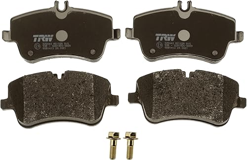 TRW GDB1413 Plaquettes de Frein Kit de 4 pour Mercedes-Benz CLASSE C (W203) 2000-2007 Essieu Avant et Autres Véhicules - Poukt