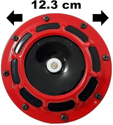 Klaxon de train sirène 12v 2x 110db pour voiture remplacement de voiture de train universel pour camion jeep haut-parleur d'avertissement bas Noir Rogue - Poukt