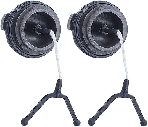 Gubeter Kit de bouchon de réservoir de gazole, pour Husqvarna 435 435E 440 440E 445 445E 450 450E Pièces de tronçonneuse, 544111203, 544111201 - Poukt