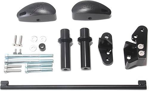 Protection de cadre pour Suzuki Hayabusa GSX1300R GSXR 1300 2008-2020 Gen 2 Accessoires de moto Protection contre les chutes GSX-R1300 GSXR1300 Noir 2009 2010 2011 - Poukt