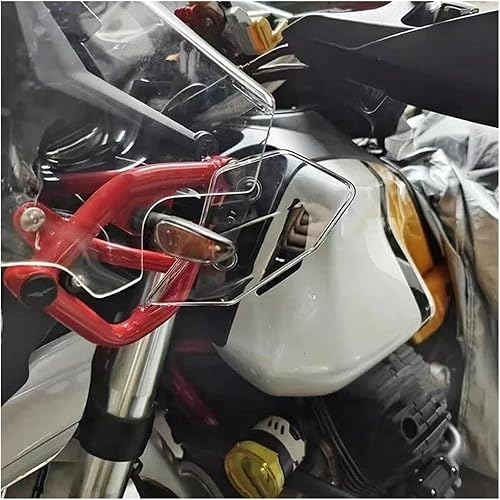 Générique Pare-Brise de Moto Tout-Terrain Pare-Brise de pour Moto pour Moto pour Guzzi V85TT pour Touring(Clear) - Poukt