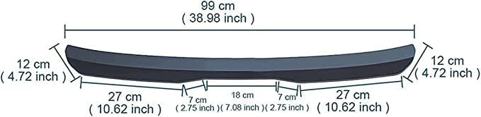 BAFLY Aileron Arrière de Coffre pour Audi A1 Base 2Door Hatchback 2010 2011 2012 2013 2014, Becquets Arrière Becquet Toit Voiture Aileron de Coffre de Becquet Arrière - Poukt