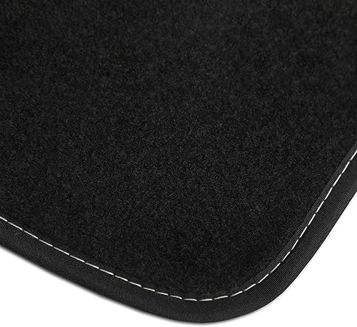 Tapis de Voiture CÔTÉ CONDUCTEUR 1 pièce Compatible avec Fiat 500 Hybride 2020-2024 | 1 Tapis sur Mesure, Drapeau Italie - Poukt