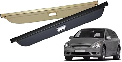 RéTractable ÉTagèRe ArrièRe Coffre pour Mercedes-Benz R Class W251 350 300 2006~2013 Housse de Protection Coffre Stockage de Partition de la Boîte de Queue Étagères,B-Beige - Poukt