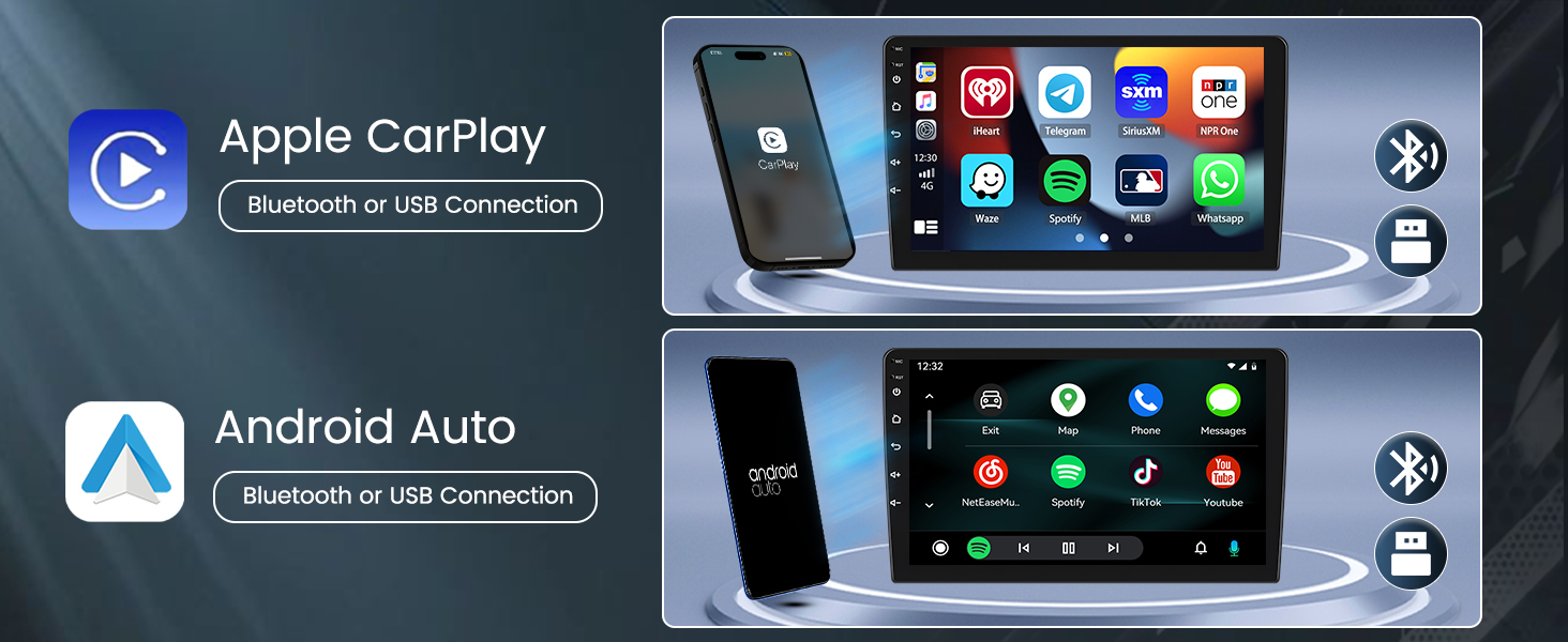 Carplay et android auto