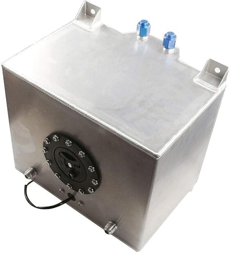 Réservoir de carburant en aluminium de 20 l - Réservoir de course - Réservoir de sport automobile - Réservoir de carburant - Rallye Drift - Poukt