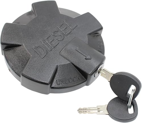 BIAREN Bouchon de réservoir de carburant verrouillable de 80 mm avec clés pour Volvo DAF Renault Trucks 5001834430 1803760 85132554 3198271 - Poukt