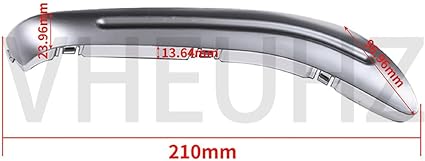 VHEUHZ Capuchon de poignée de porte avant gauche droite Accoudoir avant 6M21U24185BBSMDM compatible avec Ford S MAX GALAXY 1475334 (avant droit) - Poukt