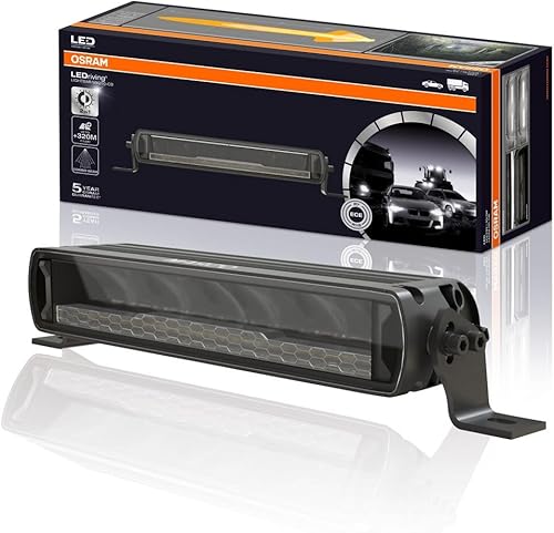 OSRAM LEDDL111-CB Round, phare LED pour éclairage de champ proche et lointain, combo, 3000 lumens, faisceau lumineux jusqu'à 300 m, phare à LED/feu de route auxiliaire et feu de position, ECE - Poukt