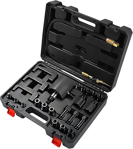 OKSTENCK Kit d'injecteur pneumatique pour injecteur Diesel, kit de tirage d'injecteur Diesel (24 pièces) - Poukt