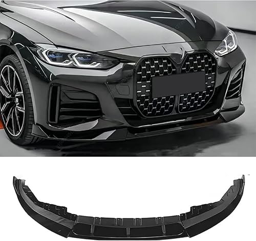 YujieNB Séparateur de Pare-Chocs Avant de Voiture pour BMW 4 Series G26 420i 430i i4 M50 2021-2024,matériau ABS,Spoiler Avant de Voiture - Poukt