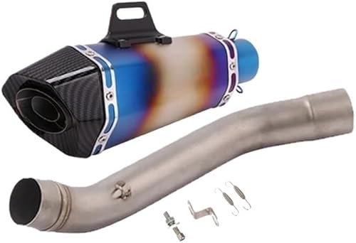 Echappement Silencieux Moto Tuyau pour Z750 2004-2008 Pot D'échappement De Moto 51mm Silencieux sans Lacet Moyen Lien Tuyau Silencieux Silencieux D'échappement Silencieux - Poukt