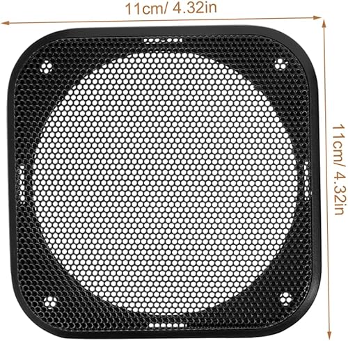 Zerodeko 3 Pièces Couverture De Main Couverture De Maille De Haut-parleur Mesh Grill De Haut-parleurs Grilles De Haut-parleurs Caches D'enceintes De Remplacement Conférencier Black Le Fer - Poukt