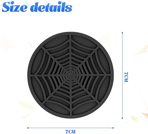 JNNJ 2 Pièces Porte-Gobelet PVC Véhicule, Voiture Universels Porte-Gobelet Tapis, Porte-Gobelets Antidérapant, Rond Porte-Gobelet Tapis De Voiture, Accessoires Décoration Intérieure Voiture(Noir) - Poukt